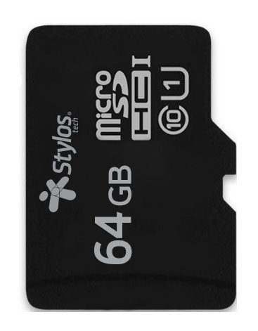 Memoria Micro SD 64GB S/A Stylos. STMSDS4B - Memoria Micro SD 64GB S/A Stylos. STMSDS4B -